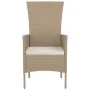 Sillas de jardín con cojines 2 unidades ratán sintético beige de vidaXL, Sillas de jardín - Ref: Foro24-319532, Precio: 155,3...