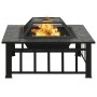 Brasero con atizador acero 79x79x46,5 cm de vidaXL, Chimeneas - Ref: Foro24-360061, Precio: 130,23 €, Descuento: %