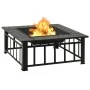 Brazier with steel poker 79x79x46.5 cm by vidaXL, Chimneys - Ref: Foro24-360061, Price: 156,26 €, Discount: %