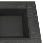 Brasero con atizador acero 79x79x46,5 cm de vidaXL, Chimeneas - Ref: Foro24-360061, Precio: 130,23 €, Descuento: %
