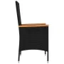 Gartenstühle mit Kissen, 2 Stück, schwarzes synthetisches Rattan von vidaXL, Gartenstühle - Ref: Foro24-319525, Preis: 157,34...