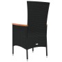Garden chairs with cushions 2 units black synthetic rattan by vidaXL, Garden chairs - Ref: Foro24-319525, Price: 160,39 €, Di...