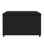 Garden footrest with black synthetic rattan cushion by vidaXL, Outdoor ottomans - Ref: Foro24-319788, Price: 46,94 €, Discoun...