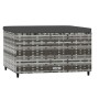 Garden footstool with cushions 2 pcs gray synthetic rattan by vidaXL, Outdoor ottomans - Ref: Foro24-319773, Price: 67,11 €, ...