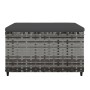 Garden footstool with cushions 2 pcs gray synthetic rattan by vidaXL, Outdoor ottomans - Ref: Foro24-319773, Price: 67,11 €, ...