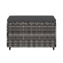 Garden footstool with cushions 2 pcs gray synthetic rattan by vidaXL, Outdoor ottomans - Ref: Foro24-319773, Price: 67,11 €, ...