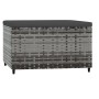 Garden footstool with cushions 2 pcs gray synthetic rattan by vidaXL, Outdoor ottomans - Ref: Foro24-319773, Price: 67,11 €, ...
