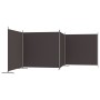 Divider screen with 4 brown fabric panels 698x180 cm by vidaXL, Room dividers - Ref: Foro24-350283, Price: 65,86 €, Discount: %