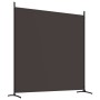 Divider screen with 4 brown fabric panels 698x180 cm by vidaXL, Room dividers - Ref: Foro24-350283, Price: 65,86 €, Discount: %