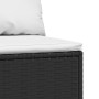 Central garden sofas with cushions 2 units black synthetic rattan by vidaXL, Outdoor sofas - Ref: Foro24-319738, Price: 156,7...