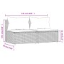 Central garden sofas with cushions 2 units black synthetic rattan by vidaXL, Outdoor sofas - Ref: Foro24-319738, Price: 156,7...