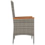 Garden chairs with cushions 2 units gray synthetic rattan by vidaXL, Garden chairs - Ref: Foro24-319526, Price: 162,88 €, Dis...