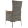 Garden chairs with cushions 2 units gray synthetic rattan by vidaXL, Garden chairs - Ref: Foro24-319526, Price: 162,88 €, Dis...