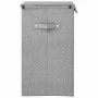 Folding laundry basket made of gray synthetic linen 51x34.5x59.5 cm by vidaXL, Laundry baskets - Ref: Foro24-351040, Price: 4...