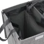Folding laundry basket made of gray synthetic linen 51x34.5x59.5 cm by vidaXL, Laundry baskets - Ref: Foro24-351040, Price: 4...