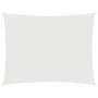 Toldo de vela rectangular tela Oxford blanco 3x5 m