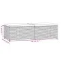 Garden footrest with cushions 2 pcs synthetic rattan gray by vidaXL, Outdoor ottomans - Ref: Foro24-319853, Price: 65,84 €, D...