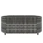 4-teiliges Gartenmöbel-Set und graue synthetische Rattankissen von vidaXL, Gartensets - Ref: Foro24-319856, Preis: 265,99 €, ...