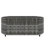 4-teiliges Gartenmöbel-Set und graue synthetische Rattankissen von vidaXL, Gartensets - Ref: Foro24-319856, Preis: 300,71 €, ...