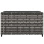 Mesa de centro jardín cuadrada ratán sintético gris 50x50x30 cm de vidaXL, Mesas de jardín - Ref: Foro24-319859, Precio: 59,6...