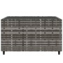 Mesa de centro jardín cuadrada ratán sintético gris 50x50x30 cm de vidaXL, Mesas de jardín - Ref: Foro24-319859, Precio: 59,6...