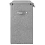 Gray synthetic linen folding laundry basket 64.5x34.5x59 cm by vidaXL, Laundry baskets - Ref: Foro24-351041, Price: 29,21 €, ...
