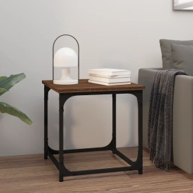 Mesa auxiliar de madera contrachapada marrón roble 40x40x40 cm by vidaXL, Coffee table - Ref: Foro24-823291, Price: 26,23 €, ...
