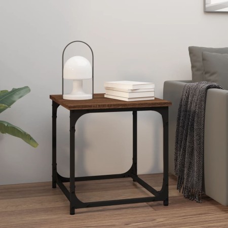 Mesa auxiliar de madera contrachapada marrón roble 40x40x40 cm by vidaXL, Coffee table - Ref: Foro24-823291, Price: 26,23 €, ...