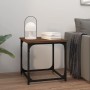 Mesa auxiliar de madera contrachapada marrón roble 40x40x40 cm by vidaXL, Coffee table - Ref: Foro24-823291, Price: 26,23 €, ...