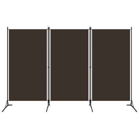 Brown 3-panel divider screen 260x180 cm by vidaXL, Room dividers - Ref: Foro24-320732, Price: 36,71 €, Discount: %