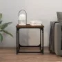 Mesa auxiliar de madera contrachapada marrón roble 40x40x40 cm by vidaXL, Coffee table - Ref: Foro24-823291, Price: 25,30 €, ...