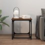 Mesa auxiliar de madera contrachapada marrón roble 40x40x40 cm by vidaXL, Coffee table - Ref: Foro24-823291, Price: 26,23 €, ...