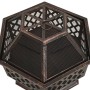 Kohlenbecken mit Schürhaken aus Stahl, 62 x 54 x 56 cm von vidaXL, Kamine - Ref: Foro24-360060, Preis: 134,08 €, Rabatt: %