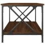 Brown oak wood and iron coffee table 80x50x45 cm by vidaXL, Coffee table - Ref: Foro24-823321, Price: 53,95 €, Discount: %