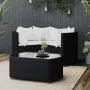 Garden set with cushions 4 pieces black synthetic rattan by vidaXL, Garden sets - Ref: Foro24-319744, Price: 211,73 €, Discou...