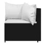 Garden set with cushions 4 pieces black synthetic rattan by vidaXL, Garden sets - Ref: Foro24-319744, Price: 211,73 €, Discou...