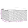 Garden footstool with gray synthetic rattan cushion by vidaXL, Outdoor ottomans - Ref: Foro24-319852, Price: 34,94 €, Discoun...