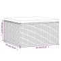 Garden footstool with gray synthetic rattan cushion by vidaXL, Outdoor ottomans - Ref: Foro24-319852, Price: 36,57 €, Discoun...
