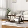 Couchtisch aus geräuchertem Eichenholz und Eisen, 100 x 50 x 45 cm von vidaXL, Couchtisch - Ref: Foro24-823309, Preis: 54,34 ...