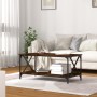 Couchtisch aus geräuchertem Eichenholz und Eisen, 100 x 50 x 45 cm von vidaXL, Couchtisch - Ref: Foro24-823309, Preis: 55,01 ...