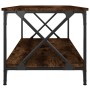 Couchtisch aus geräuchertem Eichenholz und Eisen, 100 x 50 x 45 cm von vidaXL, Couchtisch - Ref: Foro24-823309, Preis: 55,01 ...