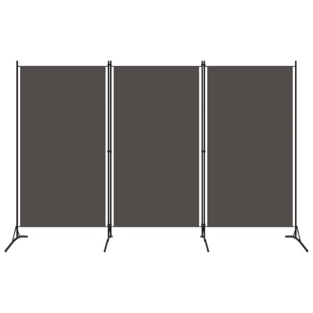 Anthracite gray 3-panel divider screen 260x180 cm by vidaXL, Room dividers - Ref: Foro24-320733, Price: 38,19 €, Discount: %