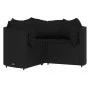 Garden set with cushions 4 pieces black synthetic rattan by vidaXL, Garden sets - Ref: Foro24-319792, Price: 265,34 €, Discou...