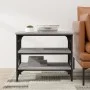 Sonoma gray plywood side table 55x38x45 cm by vidaXL, Coffee table - Ref: Foro24-823335, Price: 40,83 €, Discount: %