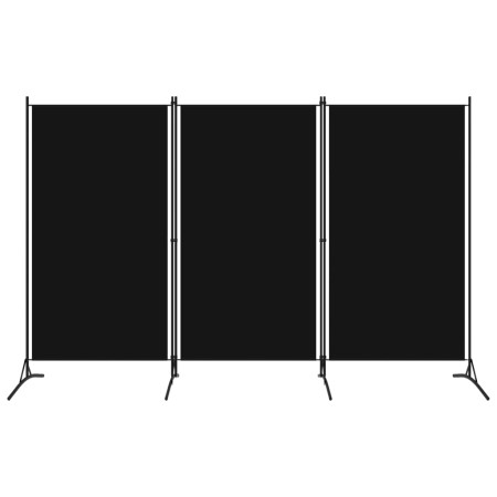 Divider screen with 3 panels black 260x180 cm by vidaXL, Room dividers - Ref: Foro24-320734, Price: 36,71 €, Discount: %