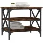 Smoked oak plywood side table 55x38x45 cm by vidaXL, Coffee table - Ref: Foro24-823334, Price: 43,58 €, Discount: %
