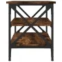 Beistelltisch aus geräuchertem Eichensperrholz, 55 x 38 x 45 cm von vidaXL, Couchtisch - Ref: Foro24-823334, Preis: 43,61 €, ...