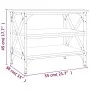 Beistelltisch aus geräuchertem Eichensperrholz, 55 x 38 x 45 cm von vidaXL, Couchtisch - Ref: Foro24-823334, Preis: 43,61 €, ...