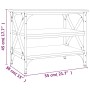 Beistelltisch aus geräuchertem Eichensperrholz, 55 x 38 x 45 cm von vidaXL, Couchtisch - Ref: Foro24-823334, Preis: 44,15 €, ...