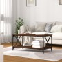 Couchtisch aus braunem Eichenholz und Eisen, 100 x 50 x 45 cm von vidaXL, Couchtisch - Ref: Foro24-823311, Preis: 51,93 €, Ra...